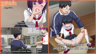 การ์ตูนโป๊Hentai ครูพละเอานักเรียนหญิงมาแนะนำการสอนเรื่อง เพศศึกษา หน้าห้องเรียนxxxเปิดกระโปรงดูหีชัดชัดสุดท้ายโดนครูพละเย็ดแตกคาปาก